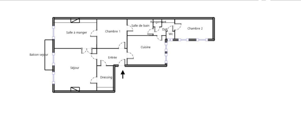 Co-Exclusivité – T3 hausmanien avec balcon – Foch