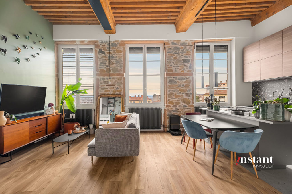 SOUS COMPROMIS – Exclusivité – T3 avec vue – Croix-Rousse