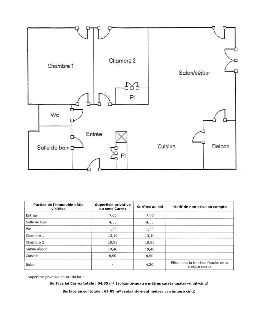 T3 avec balcon – Valmy