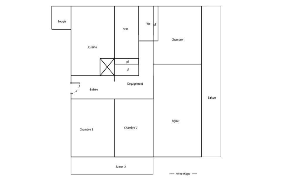 SOUS COMPROMIS|Exclusivité – T4 avec balcons – Cuire